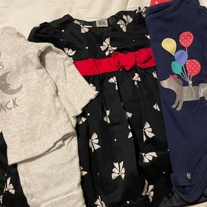 PJ set, dress and play outfit